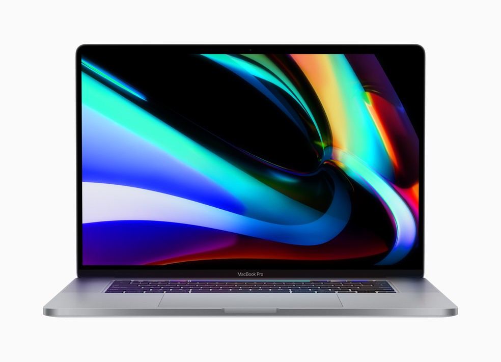 Base retrátil poderia aumentar o espaço livre abaixo do MacBook e contribuir para melhorar a refrigeração do laptop — Foto: Divulgação/Apple