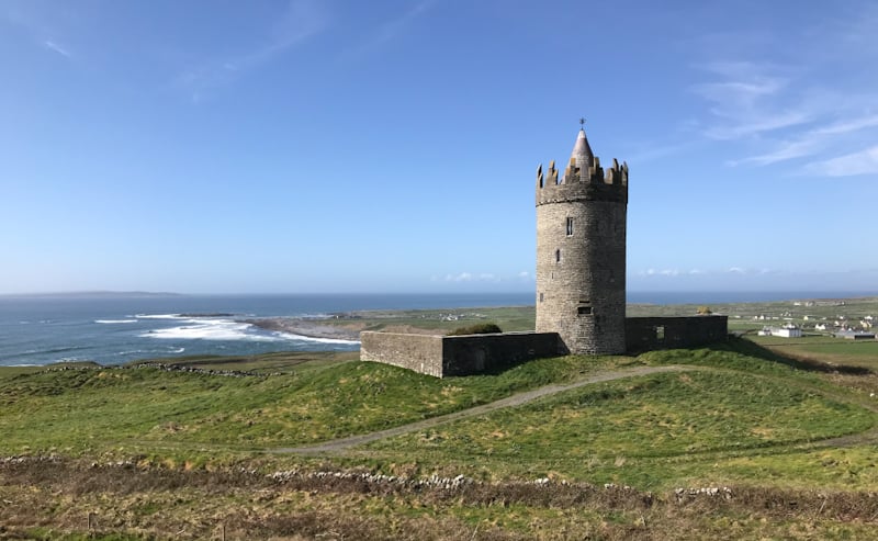 Castle in Clare, near Cliffs of Moher
