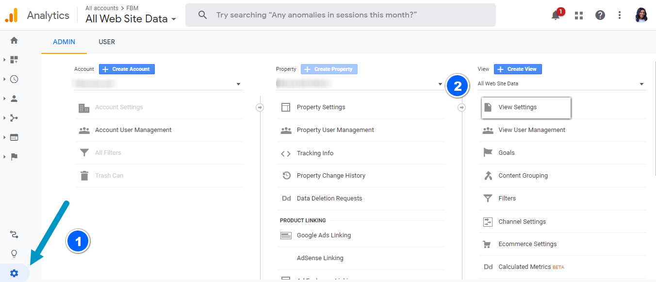 screenshot showing how to filter bot traffic (a google analytics tracking mistake)