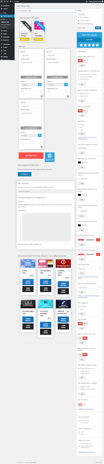 construtor de guias de plug-in wordpress de guias responsivo