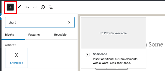 Bloco de código de acesso