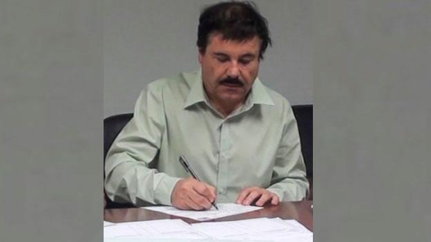 el chapo guzmán firma