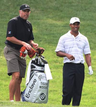 tiger woods and his caddy steve williams