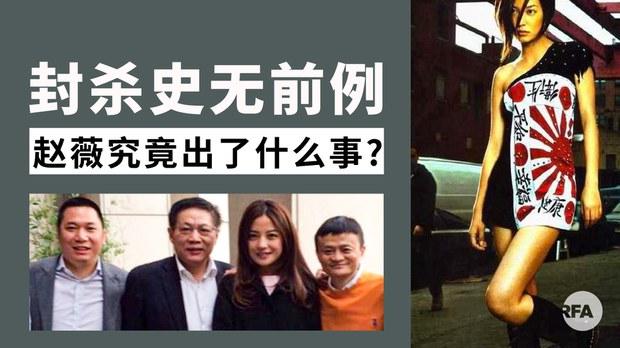 中国艺人赵薇遭全面封杀   罪名或不只逃税那么简单
