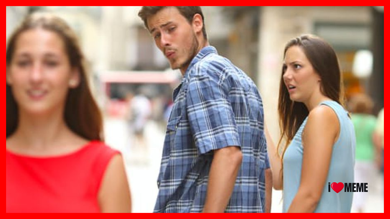 Distracted Boyfriend Blank meme template