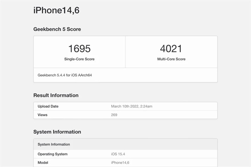 Đánh giá hiệu năng iPhone SE 2022