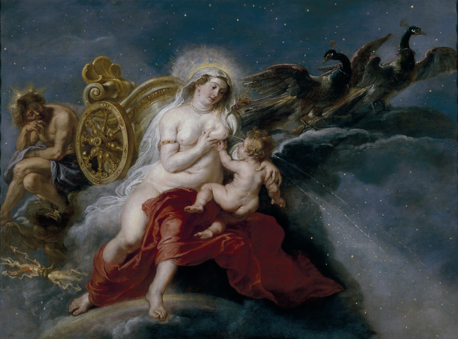 Peter Paul Rubens.  The Birth of the Milky Way, c. 1636-37