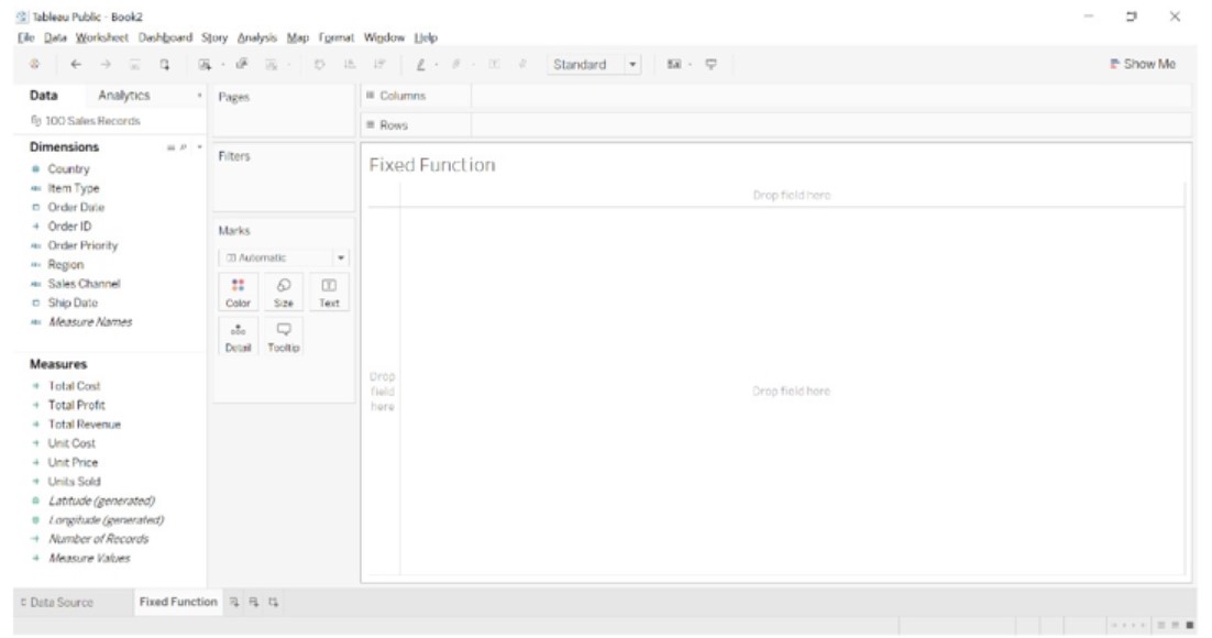 Tableau Fixed: Using Tableau Fixed Function Step 5
