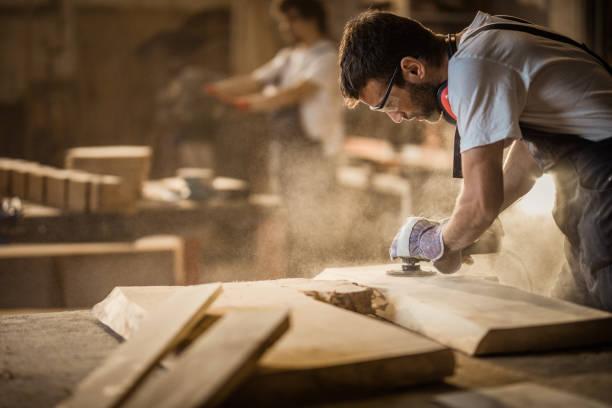 man working in a workshop