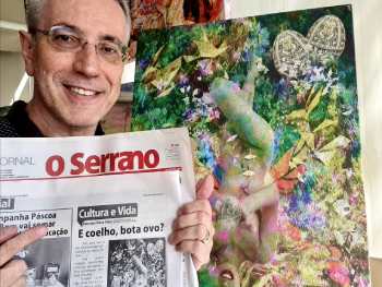 O artista Henrique Vieira Filho e seu artigo no “Jornal O Serrano”