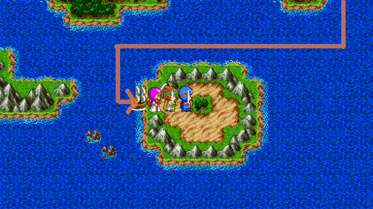 The island with the tree | Dragon Quest II
