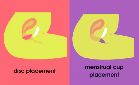 <best menstrual cup> <period cup><a half moon shape>