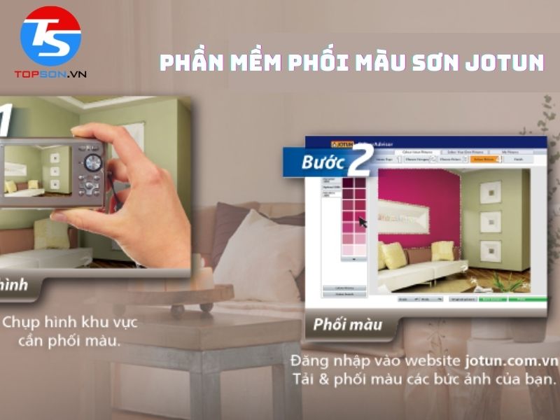 Phần mềm phối màu sơn Jotun