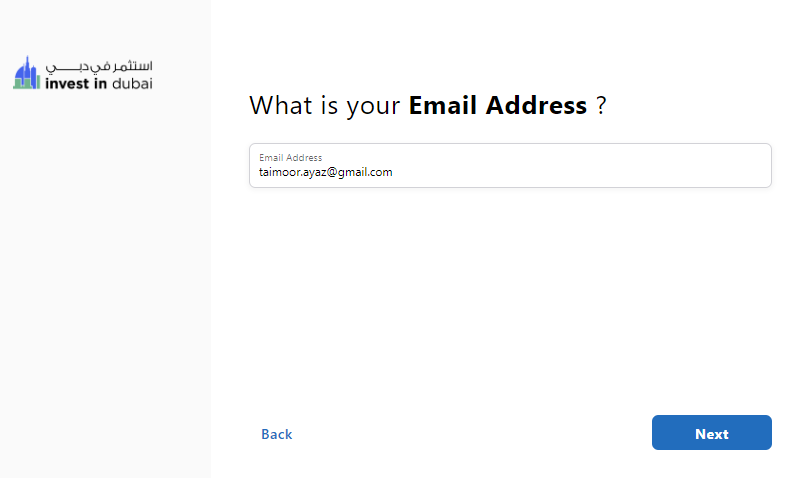 Enter your email address 