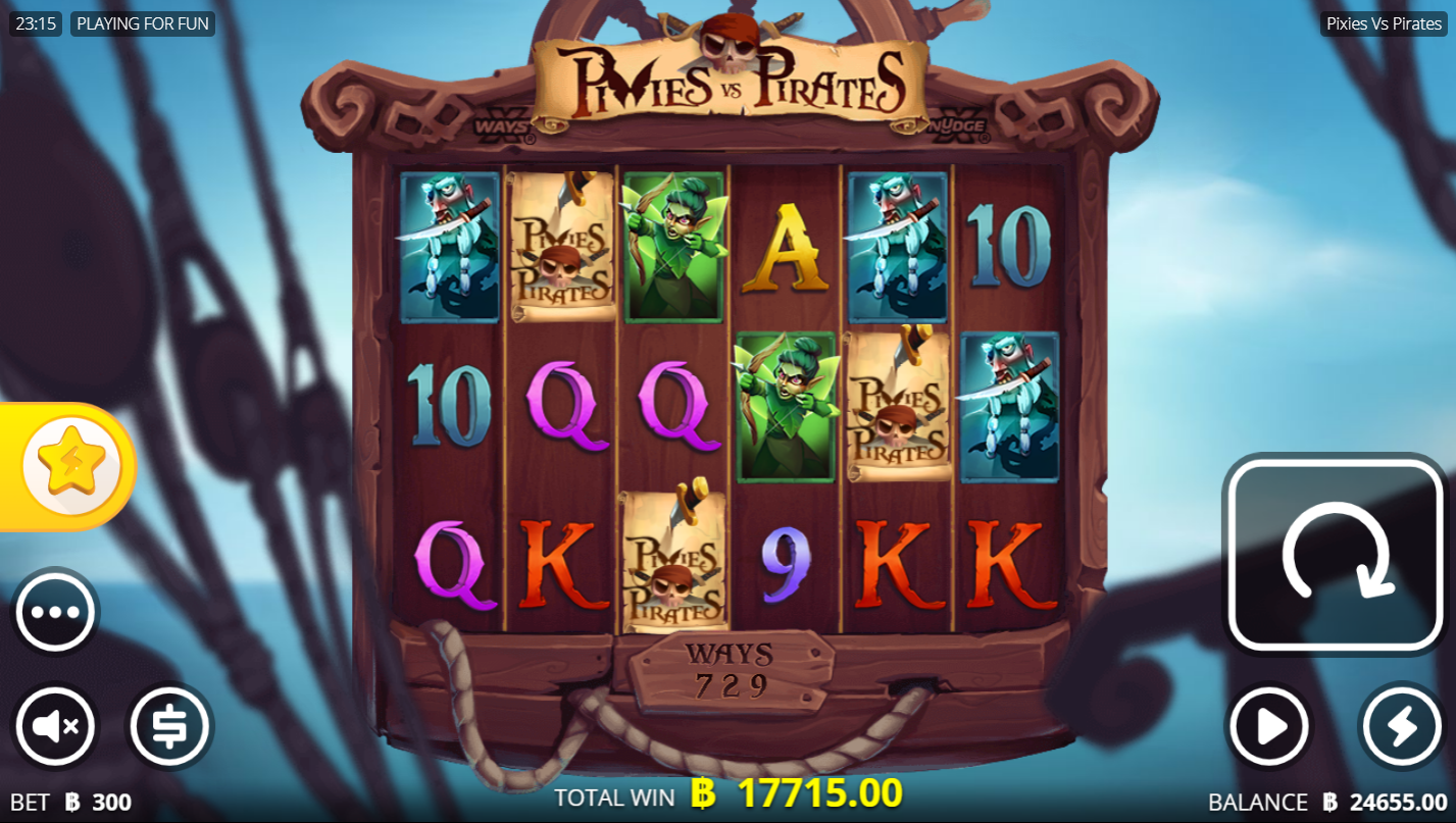 เกมสล็อต Pixies Vs Pirates