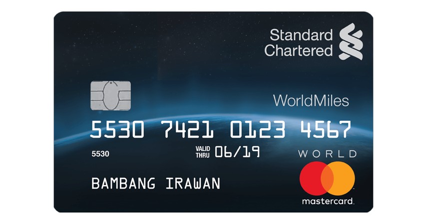 Standard Chartered WorldMiles - 7 Daftar Kartu Kredit untuk Liburan ke Luar Negeri