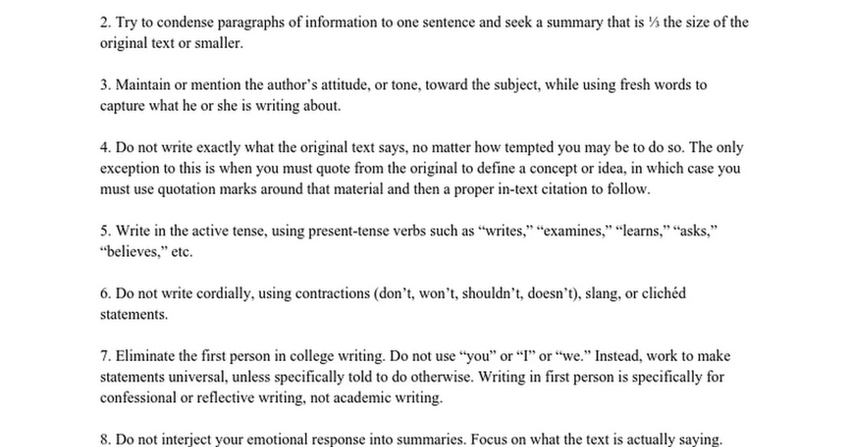 summary-writing-google-docs