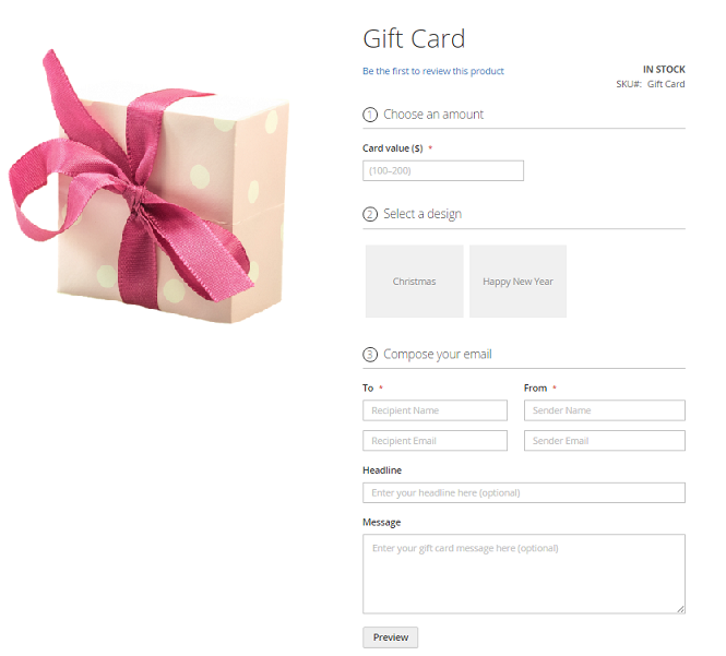 Gift Card Magento 2 Extension by aheadWorks Magento 2 extension