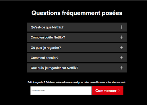 Questions frequemment posees