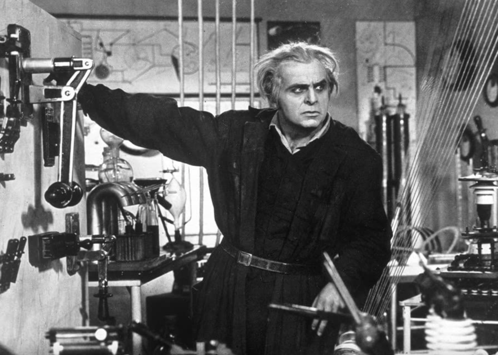 Rudolf Klein-Rogge in a scene from "Metropolis"