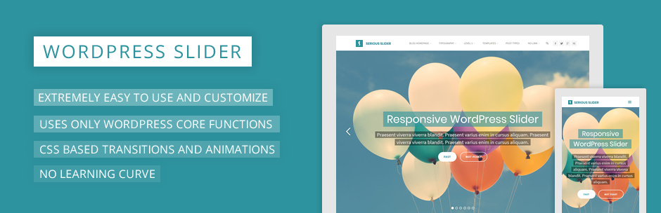 Plugin WordPress grátis para slider sério