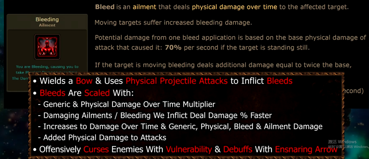 Path of Exile 3.22 Bleed damaging ailment