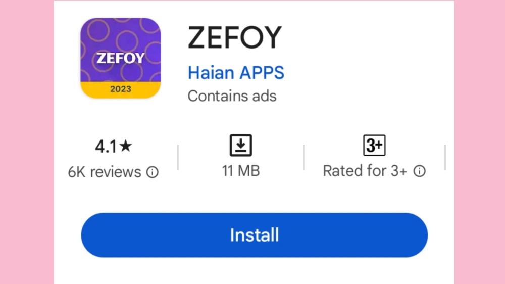 Zefoy Downloading step