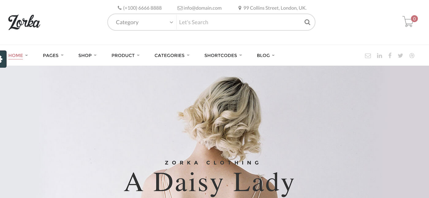 Tema WordPress Zorka Magazine & WooCommerce