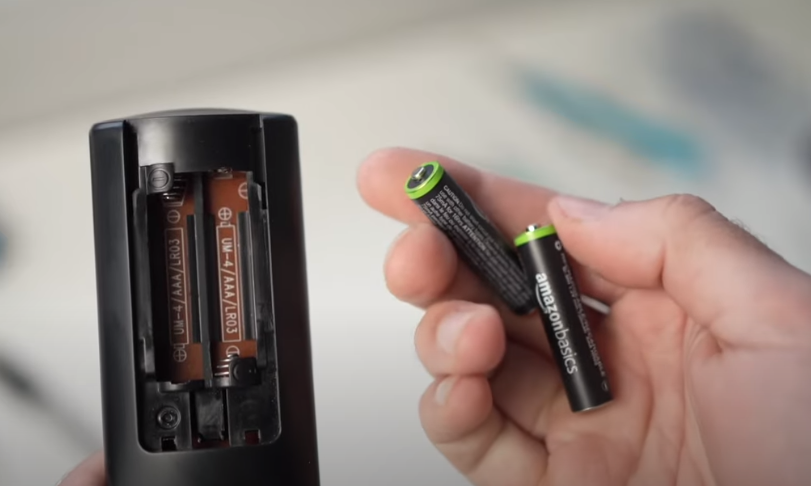 Replacing JVC remote batteries