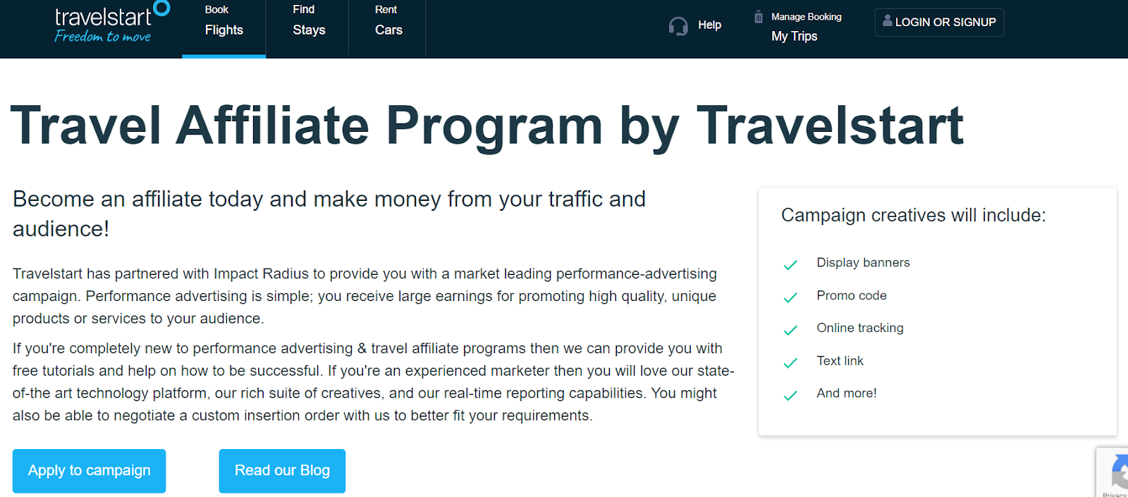 Travelstart affiliate marketing