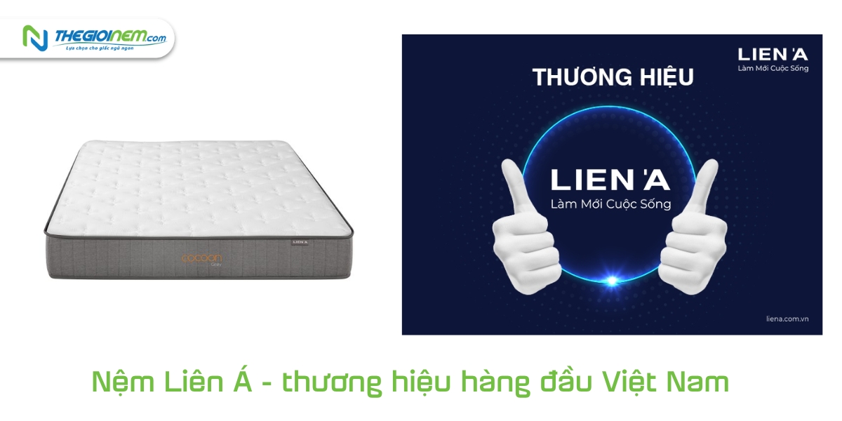 Đại lý nệm lò xo Liên Á Đà Nẵng chính hãng giá rẻ | Thegioinem.com