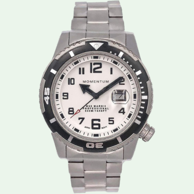 Momentum M50 - White Face Dive Watches