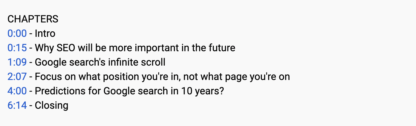 youtube-video-chapters youtube-timestamps