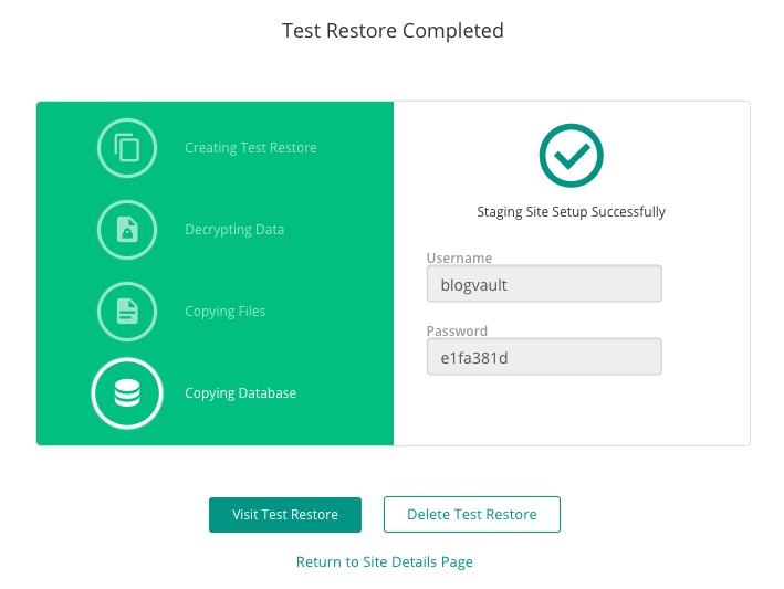 Backup restaurado do Blogvault