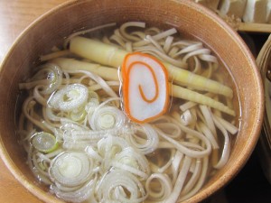 五箇山の食事処「まつや」の蕎麦