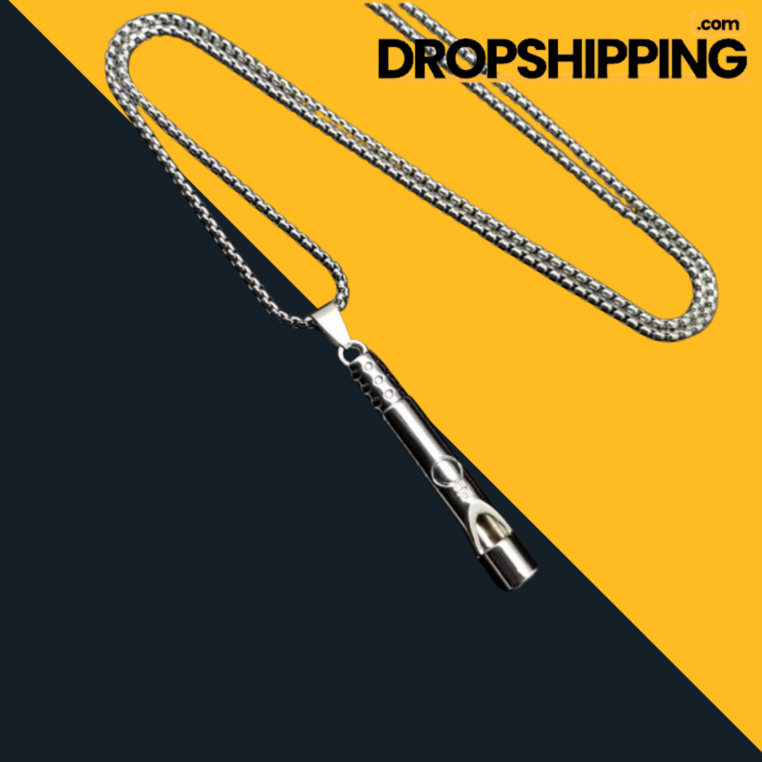 drop ship security Whistle Necklace
