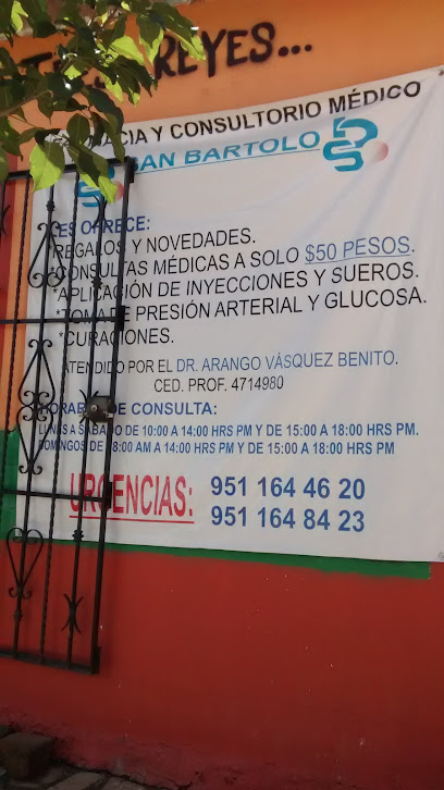Farmacia Y Consultorio Médico San Bartolo Independencia 14, 1ra Secc, 71256 San Bartolo Coyotepec, Oax. Mexico