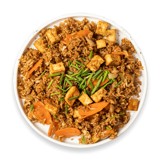 Ryż smażony z warzywami i tofu