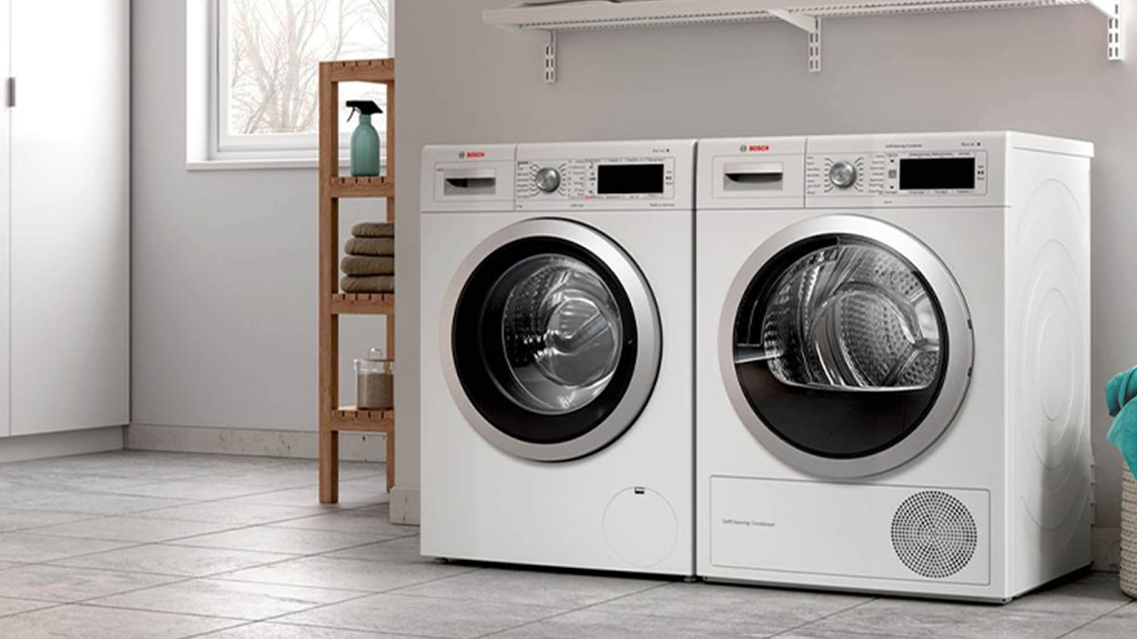 Cần chú ý đến diện tích không gian bố trí kệ để máy sấy quần áo