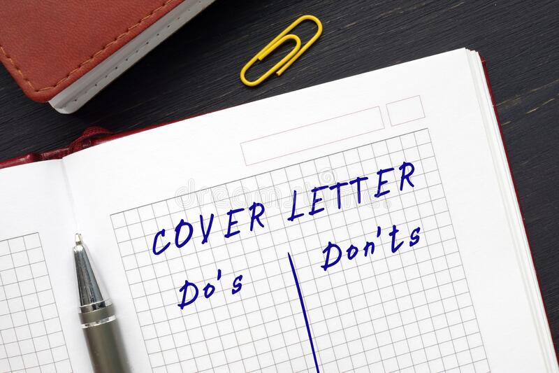 Cover Letter Do's and Don'ts