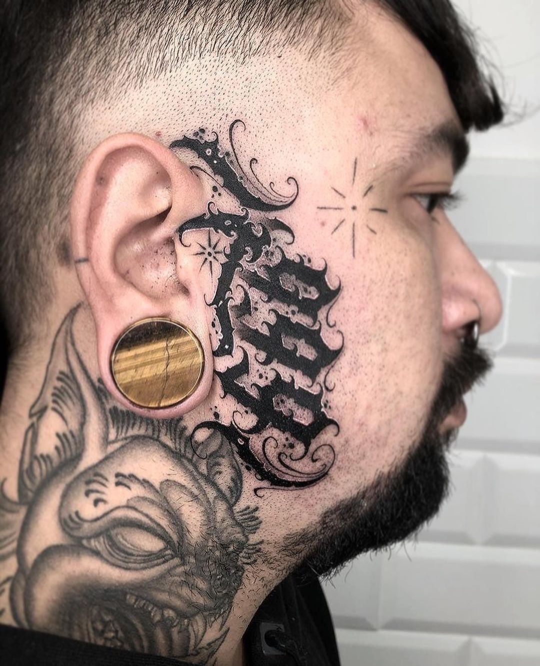 monster art tattoo