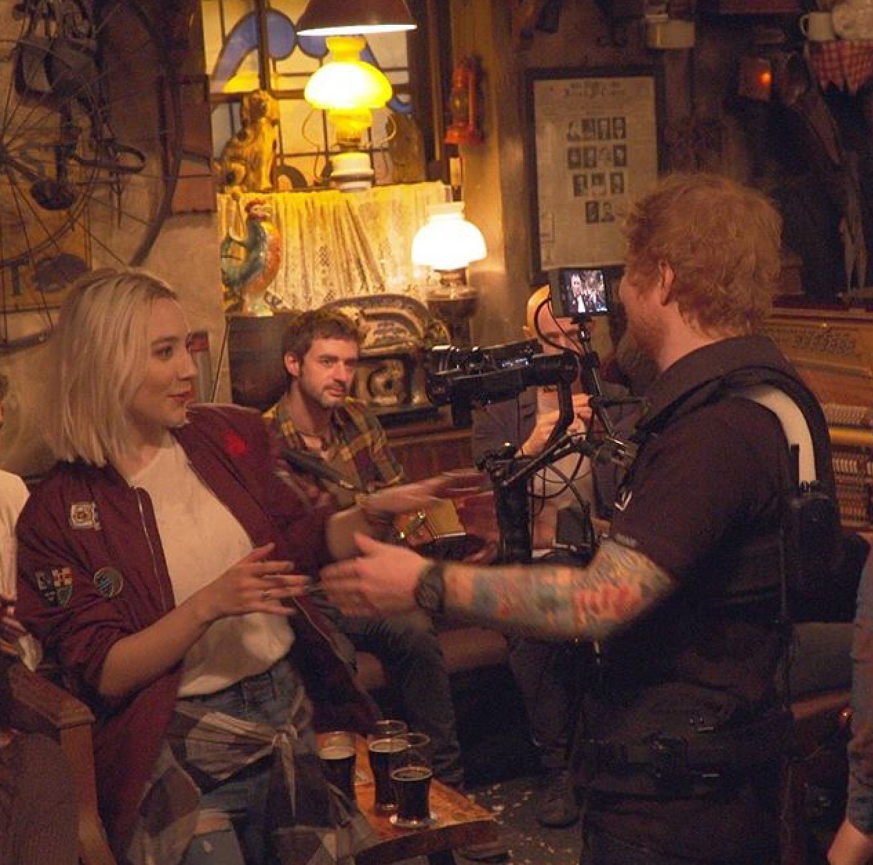 Ed Sheeran e Saoirse Ronan/ Divulgação: Galway Girl