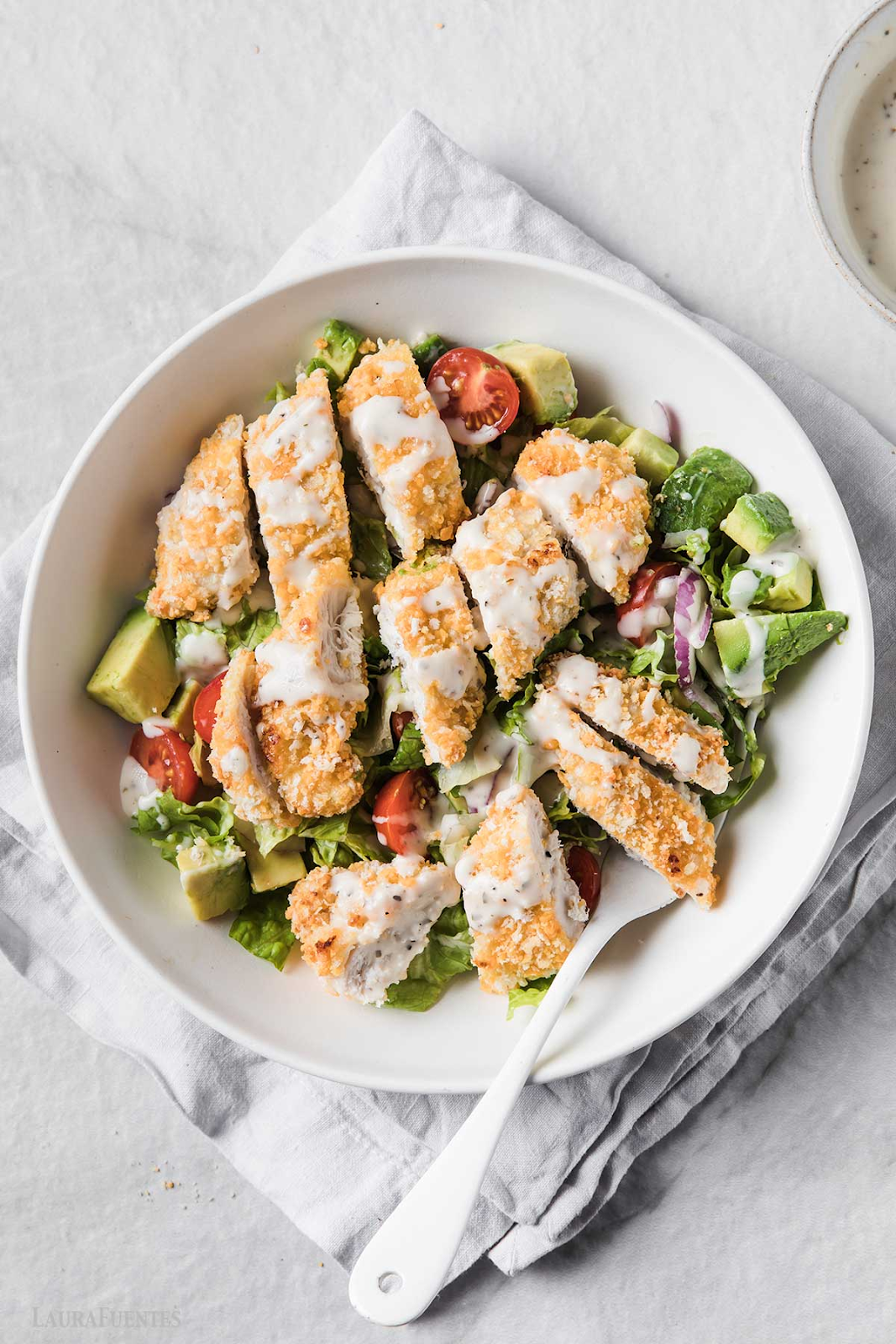 chicken tender salad - best lunch ideas for husband