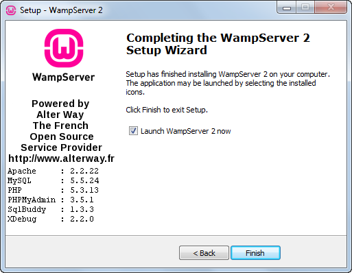 Como instalar o WAMP passo 4