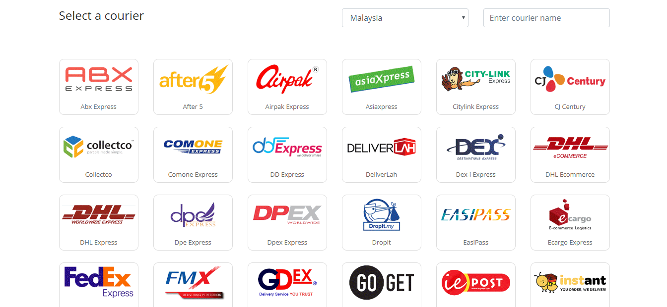 Number format tracking poslaju Post/EMS tracking