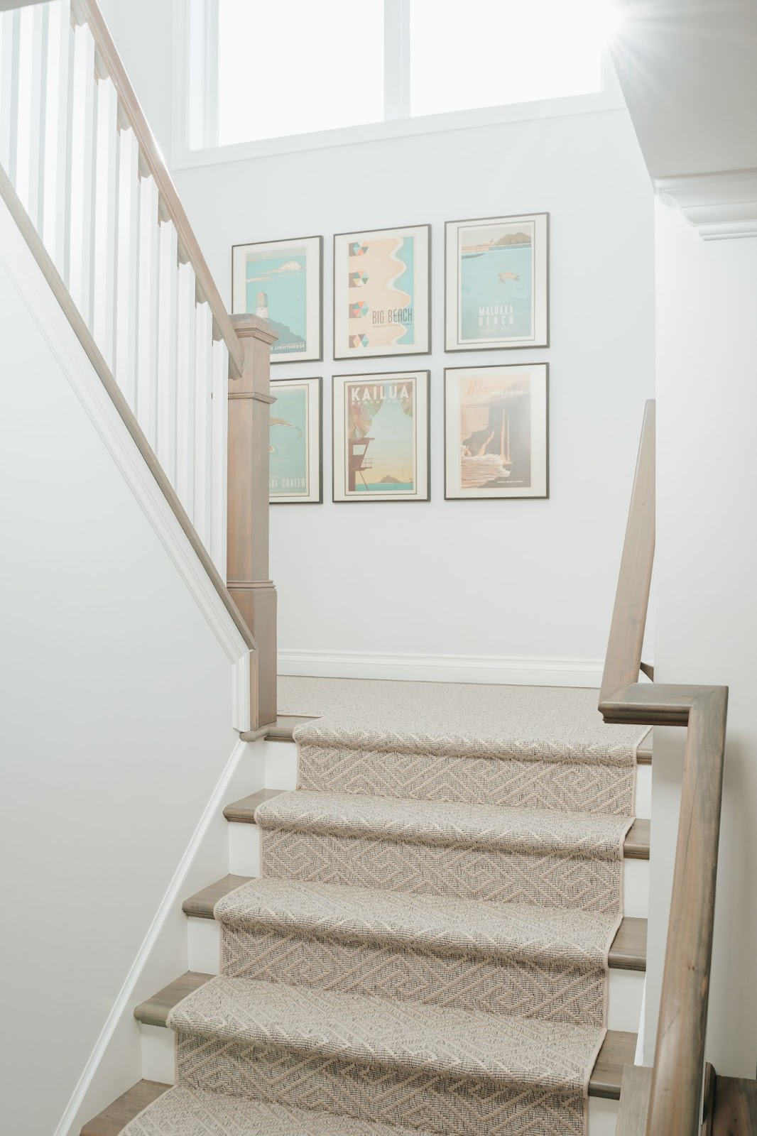 ECLECTIC MODERN MINIMALIST HOME OFFICE DESIGN // JENER + SUNSET STAIRCASE REVEAL image 3