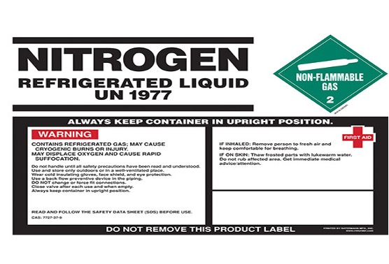 custom liquid cylinder label