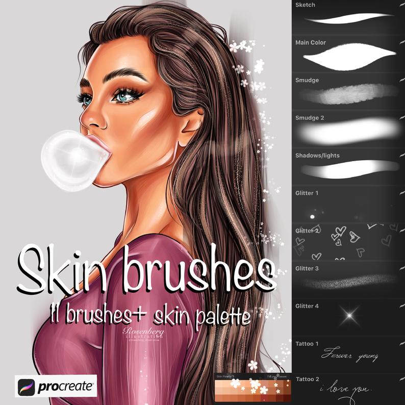 10 Best Procreate Skin Brushes Free Paid Options