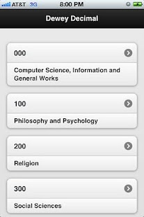 Dewey Decimal Classification apk Review