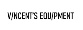 Logo webové stránky "Vincent equipment". 